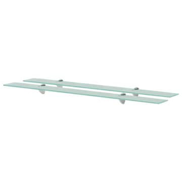 Vidaxl Staklene police, 2 kom, 100 x 20 cm, 8 mm