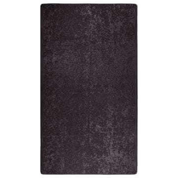 Vidaxl Perivi tepih 190x300 cm antracit boje, protuklizni