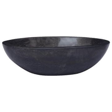 Vidaxl Umivaonik, crni, 53x40x15 cm, mramor