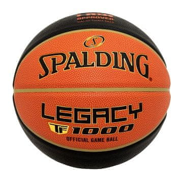 Spalding TF-1000 Legacy FIBA košarkaška lopta, veličina 7, narančasto-crna