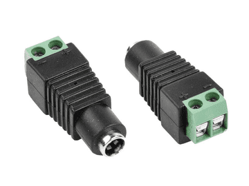 Cabletech DC konektor ženski 2,1 x 5,5 s vijcima