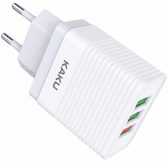 Kaku KSC-407 kućni punjač USB-A PD 3.0, adapter, 18W, bijeli