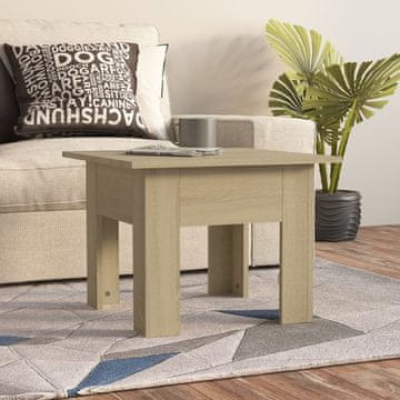 Vidaxl Klub stolić, hrast sonoma, 55x55x42 cm, materijal na bazi drva