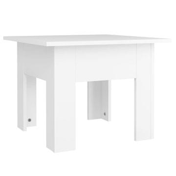 Vidaxl Stolić za kavu bijeli 55 x 55 x 42 cm od konstruiranog drva