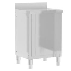 Vidaxl Komercijalni kuhinjski ormarići 3 kom. od nehrđajućeg čelika