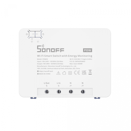 Sonoff POWR3 pametni prekidač Wi-Fi za mjerenje potrošnje energije