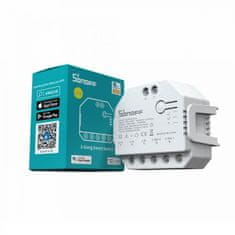 Sonoff DUALR3 Lite pametni prekidač za rolete i mjerač energije, Wi-Fi, dvokanalni