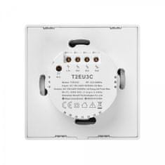 Sonoff T2EU3C-TX pametni zidni prekidač, Wi-Fi + RF433, trostruki