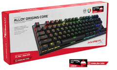 HyperX Alloy Origins Core tipkovnica, mehanička, HyperX Red Switch, RGB (4P5P3AA#ABA)