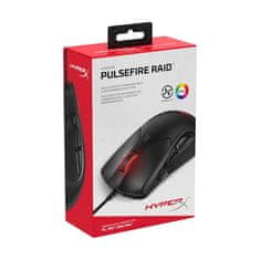 HyperX HP PulseFire Raid miš, RGB, Omron, 1600 DPI, 450 IPS, 50G (4P5Q3AA)