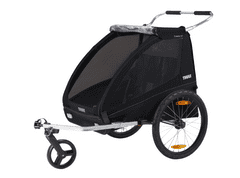 Thule Coaster XT prikolica za bicikl i dječja kolica, crna