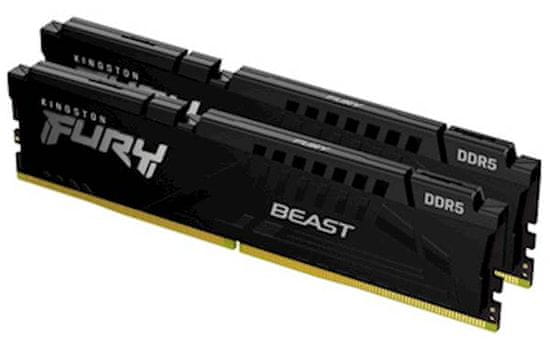 Kingston Fury memorija RAM, DDR5, 32 GB, 6000, 2x16GB, CL40, DIMM (KF560C40BBK2-32)