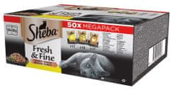 Sheba Fresh & Fine mesna hrana za odrasle mačke, 50 x 50 g