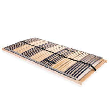 Vidaxl Okvir kreveta s 42 letvice, 7 zona, 120 x 200 cm