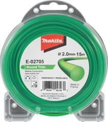 Makita E-02705 najlonski konac okrugli zeleni 2,0 mm/15 m