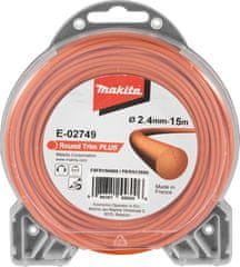 Makita E-02749 najlonska nit okrugla narančasta 2,4 mm/15 m