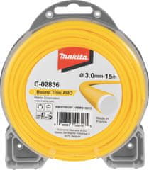 Makita E-02836 najlonska nit okrugla žuta dvostruka 3,0 mm/15 m