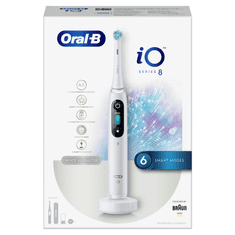 Oral-B iO Series 8 magnetna četkica za zube, White Alabaster