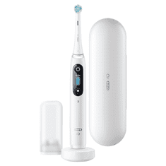 Oral-B iO Series 8 magnetna četkica za zube, White Alabaster