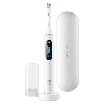 Oral-B iO Series 8 magnetna četkica za zube, White Alabaster