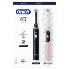 Oral-B Komplet magnetnih četkica za zube iO Series 6, Black / Pink Sand, 2/1