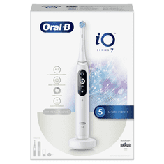 Oral-B iO Series 7 magnetna četkica za zube, White Alabaster