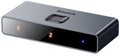 BASEUS CAHUB-BC0G Matrix HDMI razdjelnik 2u1 / 1v2, sivi