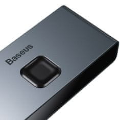 BASEUS CAHUB-BC0G Matrix HDMI razdjelnik 2u1 / 1v2, sivi