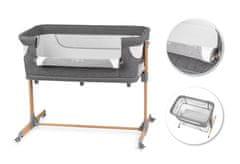 MoMi Krevetić SMART BED 4u1, sivi