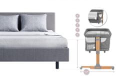 MoMi Krevetić SMART BED 4u1, sivi