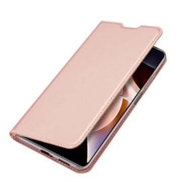 Dux Ducis Skin Pro preklopna maska za Poco M4 Pro 5G, ružičasta