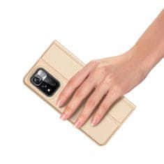 Dux Ducis Skin Pro preklopna maska za Poco M4 Pro 5G, zlato