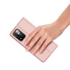 Dux Ducis Skin Pro preklopna maska za Poco M4 Pro 5G, ružičasta