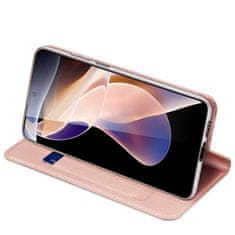 Dux Ducis Skin Pro preklopna maska za Poco M4 Pro 5G, ružičasta
