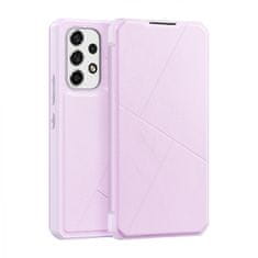 Dux Ducis Skin X preklopna maska zaSamsung Galaxy A73, ružičasta