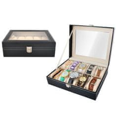 MG Organizer kutija za sat 10kom, crno