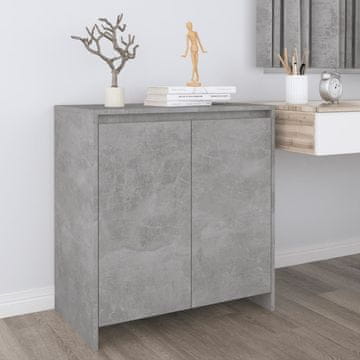 Vidaxl Ormarić Betonsko-sivi 70x41x75 cm Materijal na bazi drveta