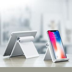 Ugreen Podesivi stolni stalak za telefon i tablet, bijeli