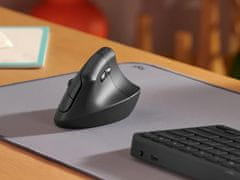 Logitech Lift Vertical Ergonimic miš, bijeli (910-006475)