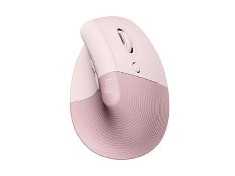 Logitech Lift Vertical Ergonimic miš, rozi (910-006478)