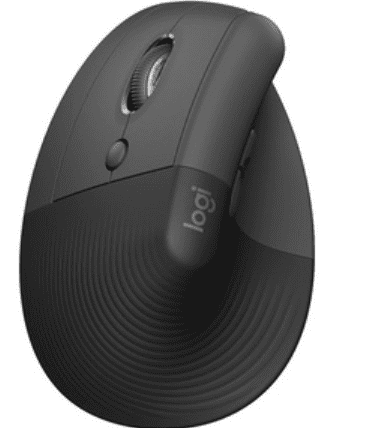 Logitech Lift miš, vertikalni, za ljevake, grafit (910-006474)