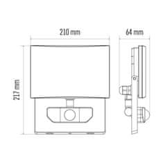 EMOS Tambo ZS2941 reflektor, LED, PIR, 50 W