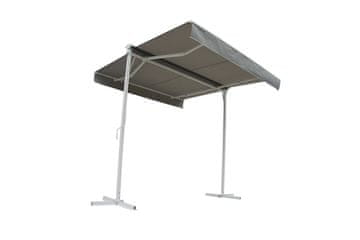 Rojaplast P4512 nadstrešnica, 4 × 3 m, siva