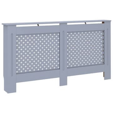 Vidaxl Pokrov za radijator antracit 152 x 19 x 81,5 cm MDF