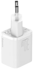 BASEUS Super Si adapter za brzo punjenje IC 30 W, bijeli (CCSUP-J02)