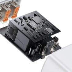 BASEUS Kompaktni adapter za brzo punjenje 2x USB-A, 1x Type-C, 30 W, bijeli (CCXJ-E02)