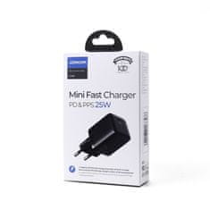 Joyroom Mini Fast Charger punjač USB-C 25W 3A, crno