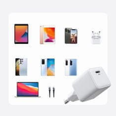 Joyroom Mini Fast Charger punjač USB-C 25W 3A, bijela