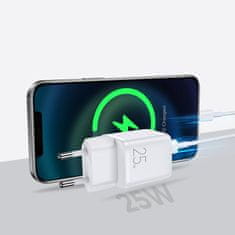Joyroom Mini Fast Charger punjač USB-C 25W 3A, bijela
