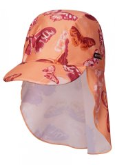 Reima kapa za djevojčice sa šiltom Mustekala, UV 50+, narančasta, 48/50 (518588-3215)